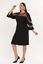 Immagine di CURVY GIRL ELEGANT BLACK DRESS